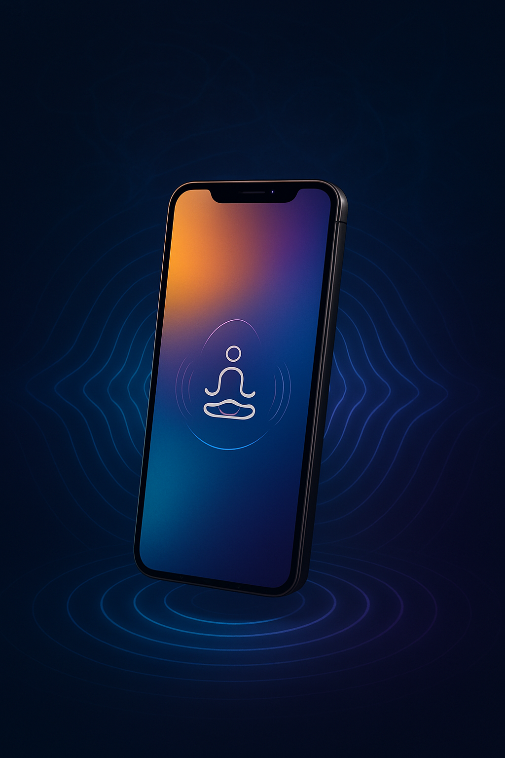 Mentara Frequenzcode auf Smartphone